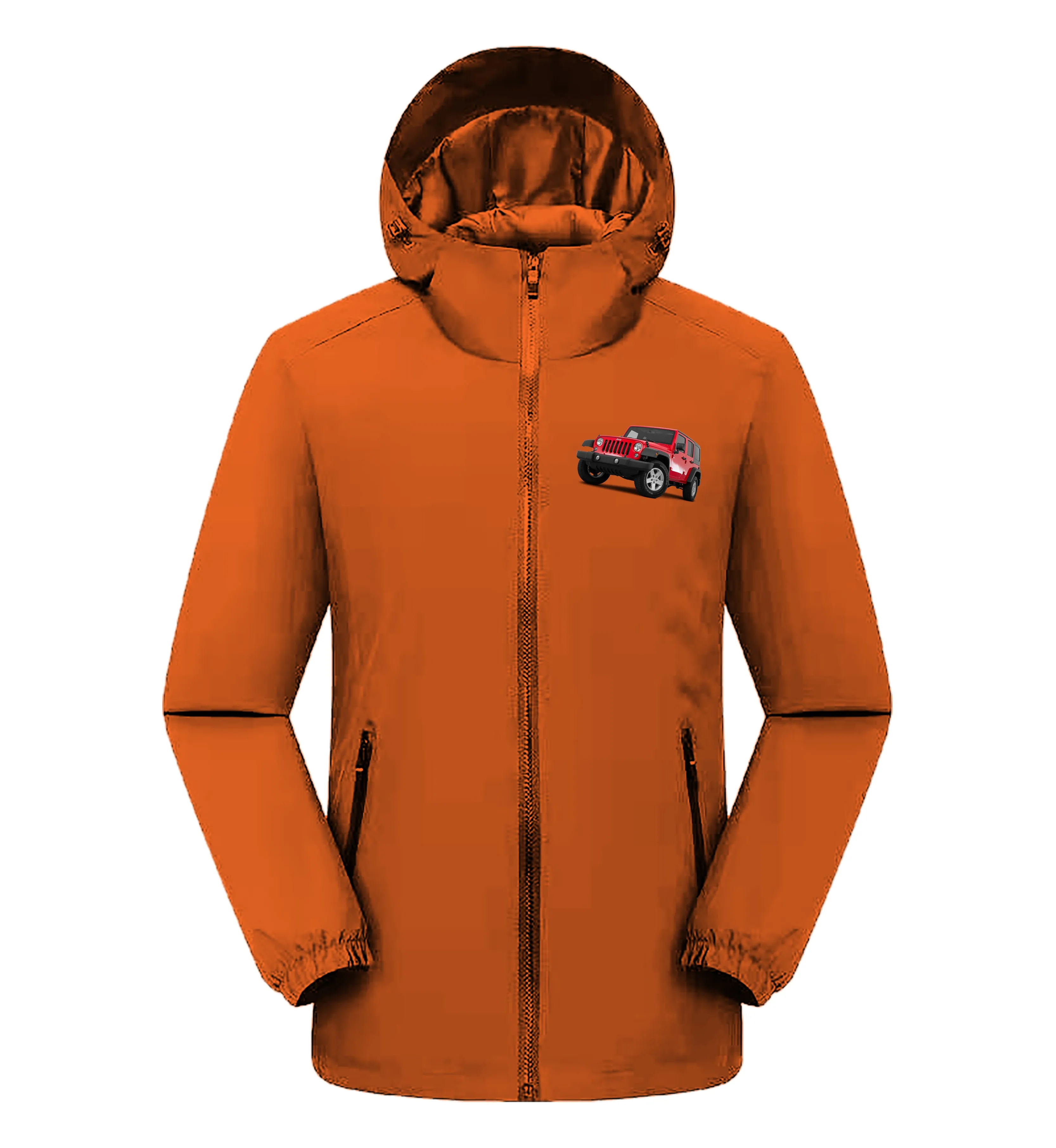 Multi-Color Windbreaker Jeep Jacket