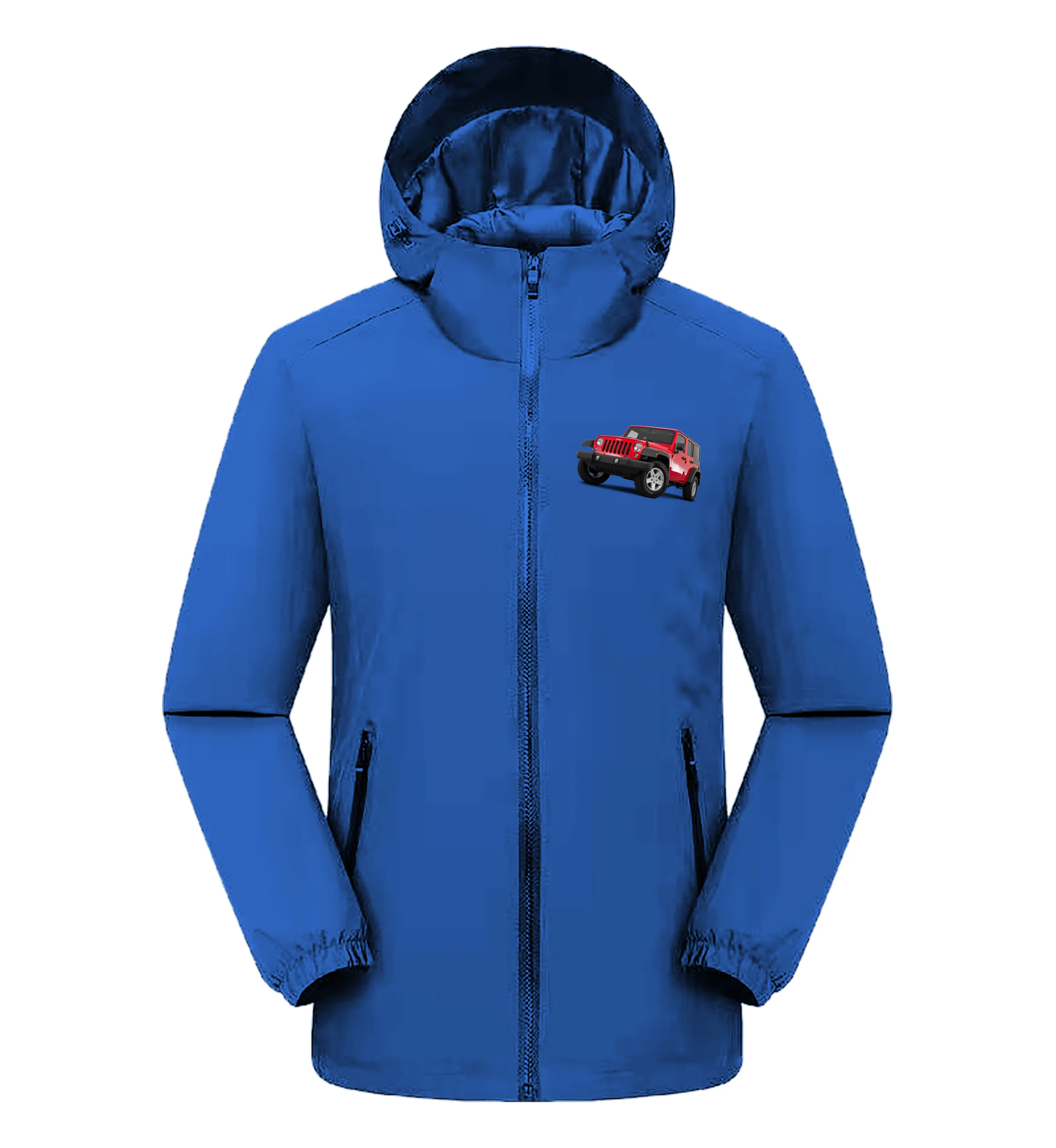 Multi-Color Windbreaker Jeep Jacket