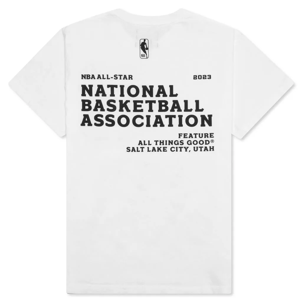 NBA Salt Lake City Tee - White