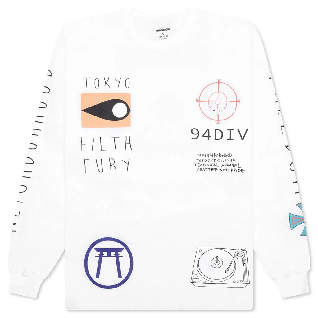 NH L/S Tee 10 - White