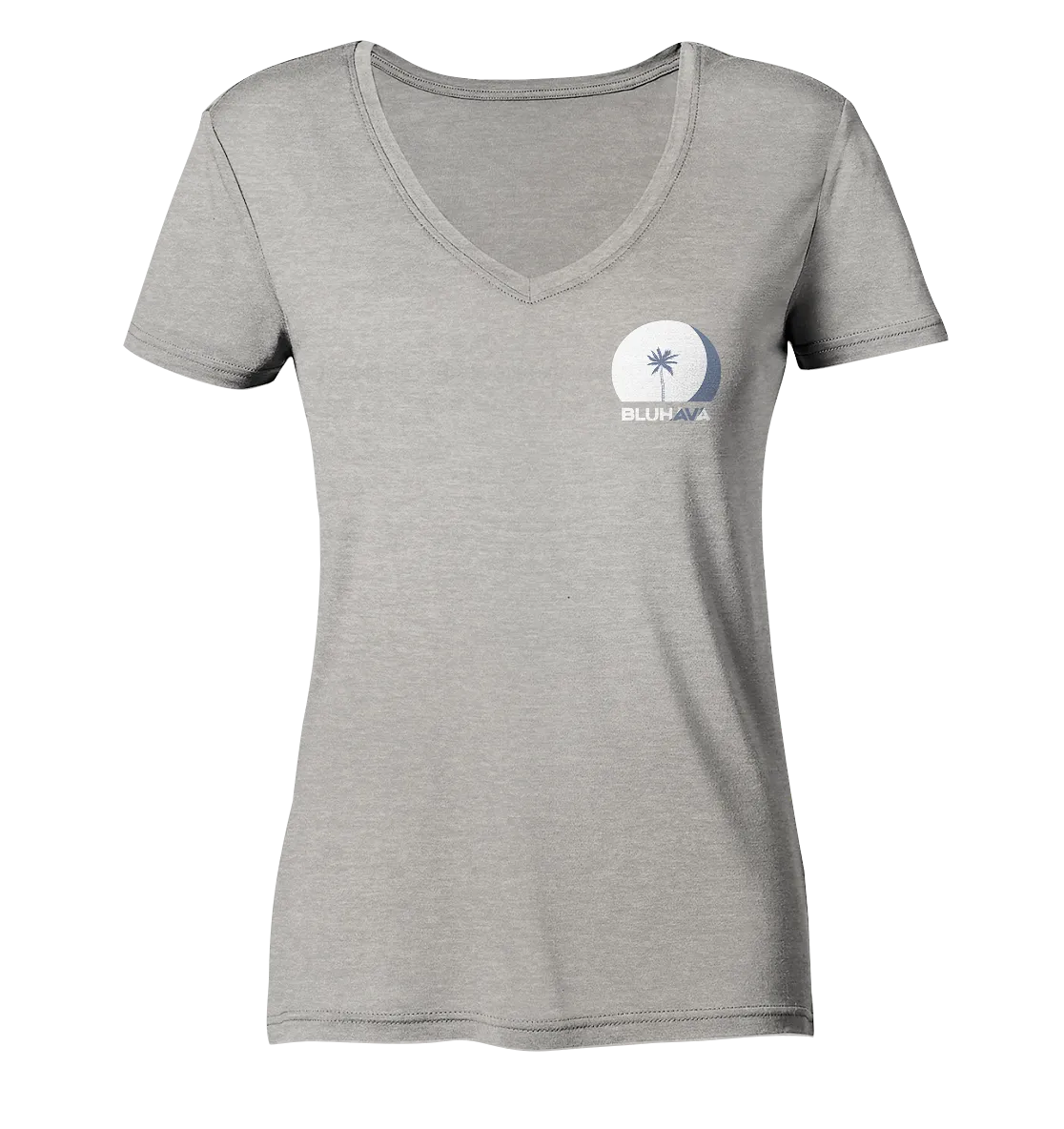 "Essential Palm Waver" - Damen Premium Organic V-Neck Shirt