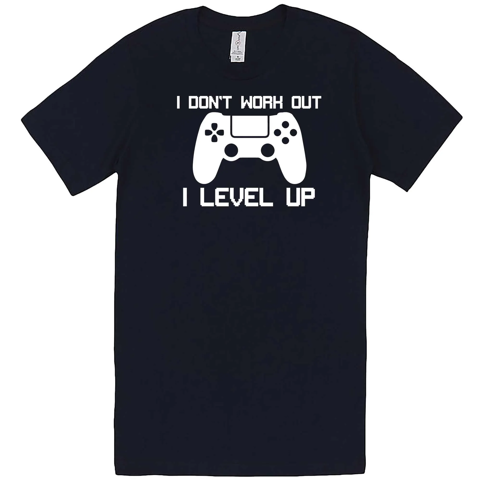 "I Don't Work Out, I Level Up - Video Games" men's t-shirt