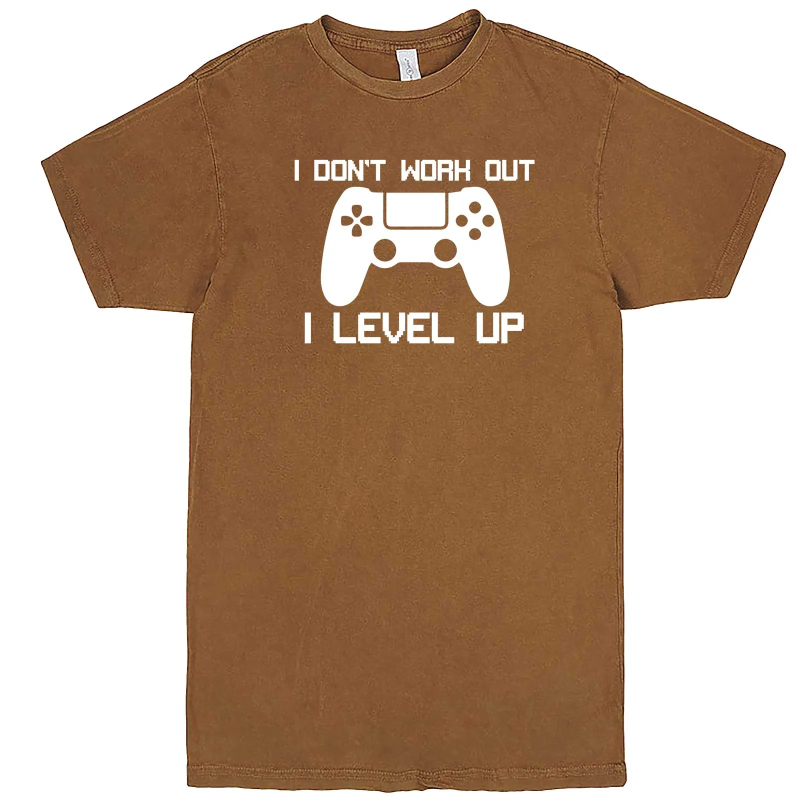 "I Don't Work Out, I Level Up - Video Games" men's t-shirt