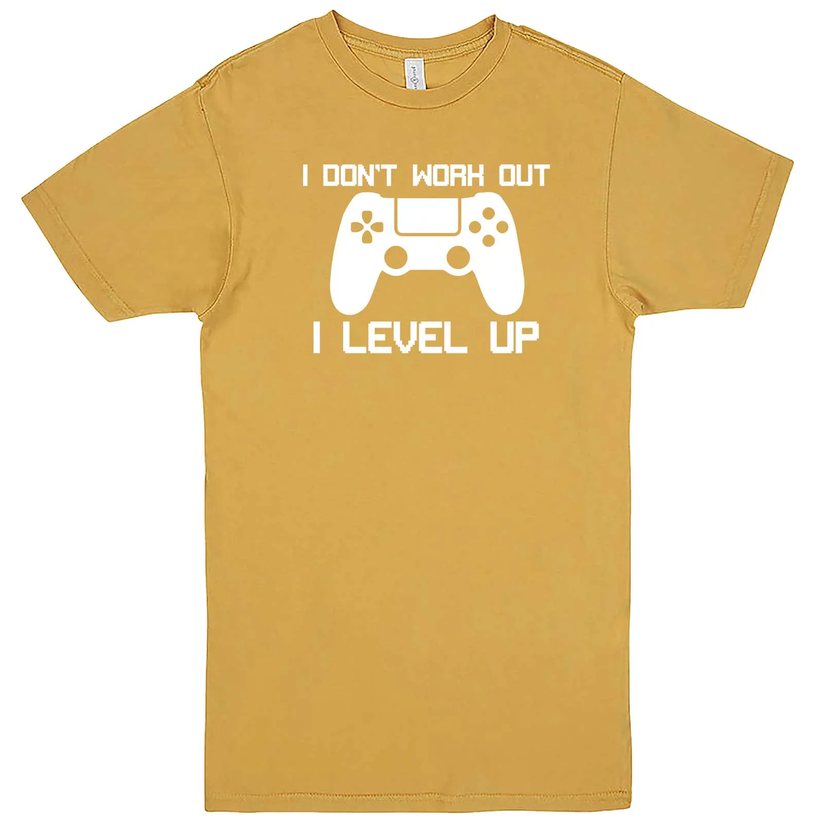 "I Don't Work Out, I Level Up - Video Games" men's t-shirt