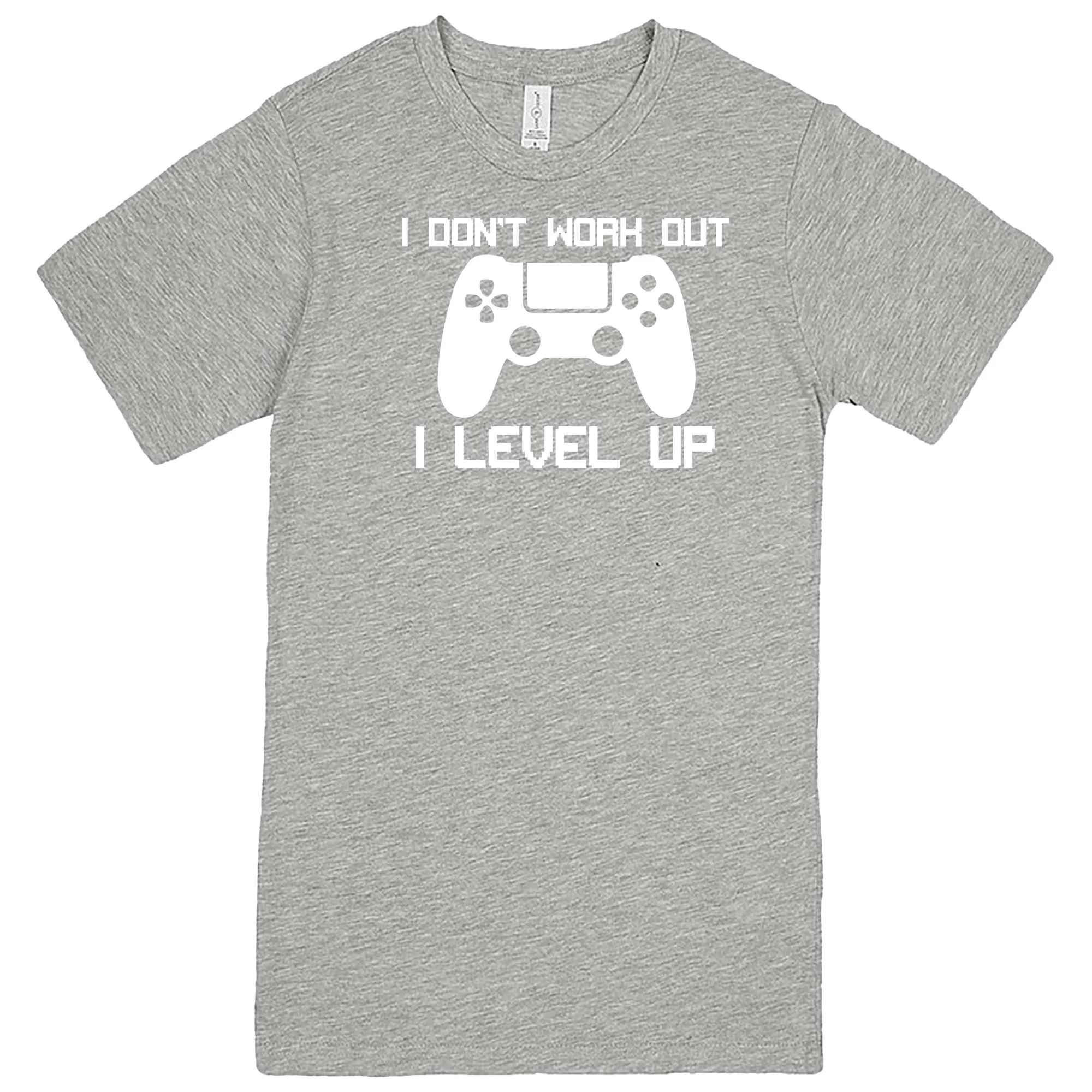 "I Don't Work Out, I Level Up - Video Games" men's t-shirt