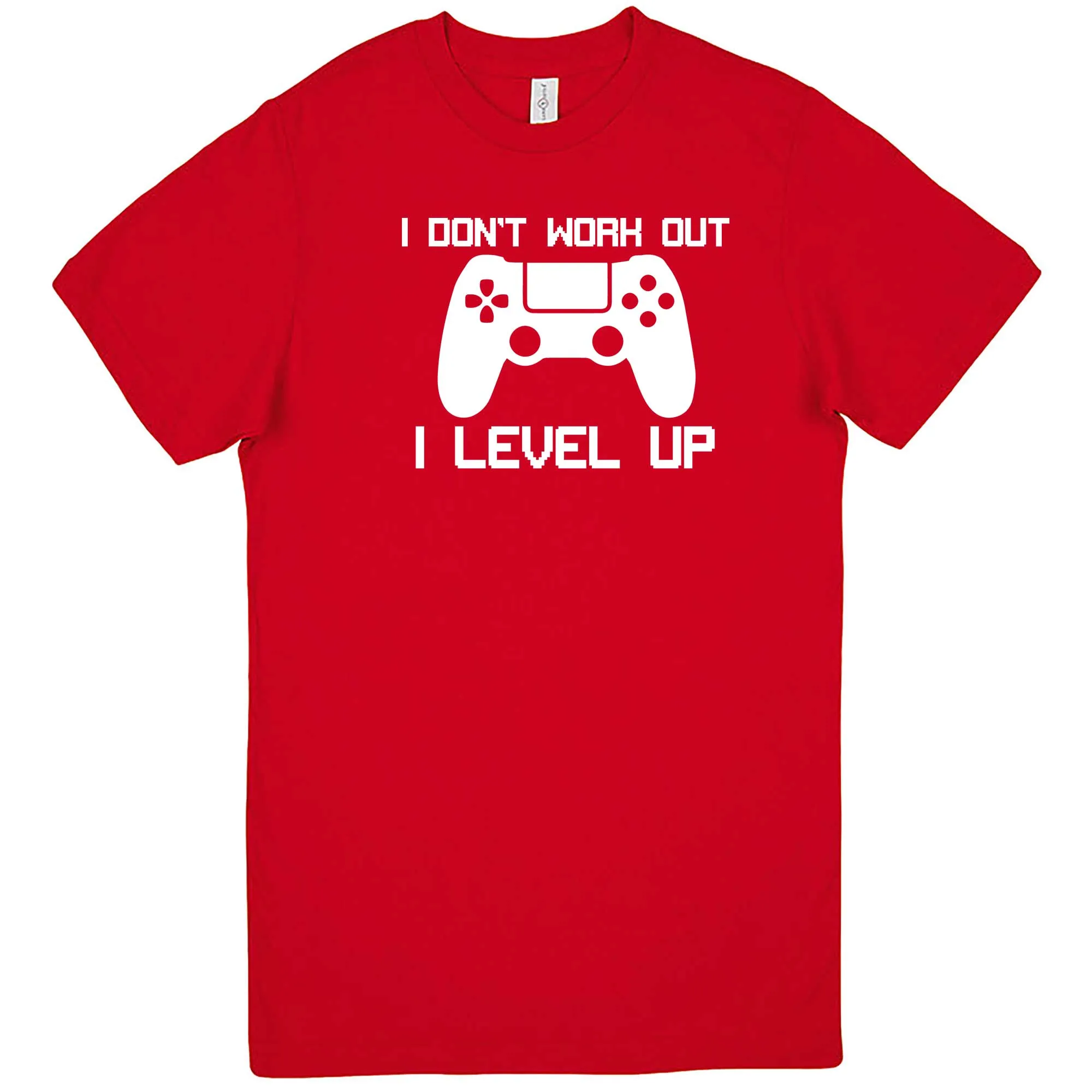 "I Don't Work Out, I Level Up - Video Games" men's t-shirt