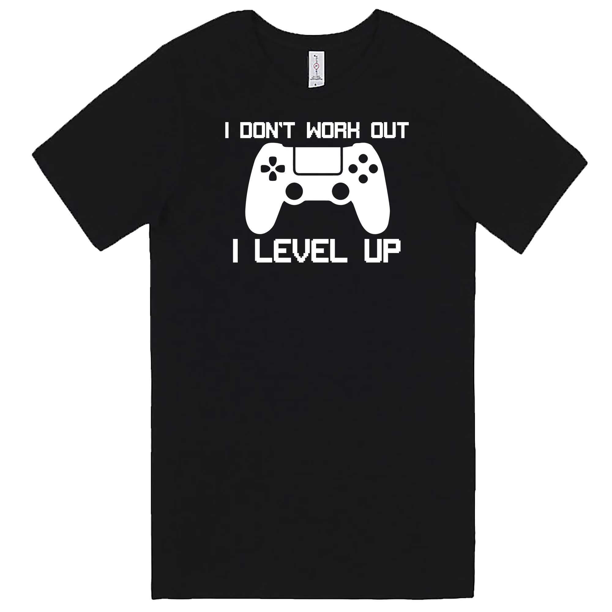 "I Don't Work Out, I Level Up - Video Games" men's t-shirt