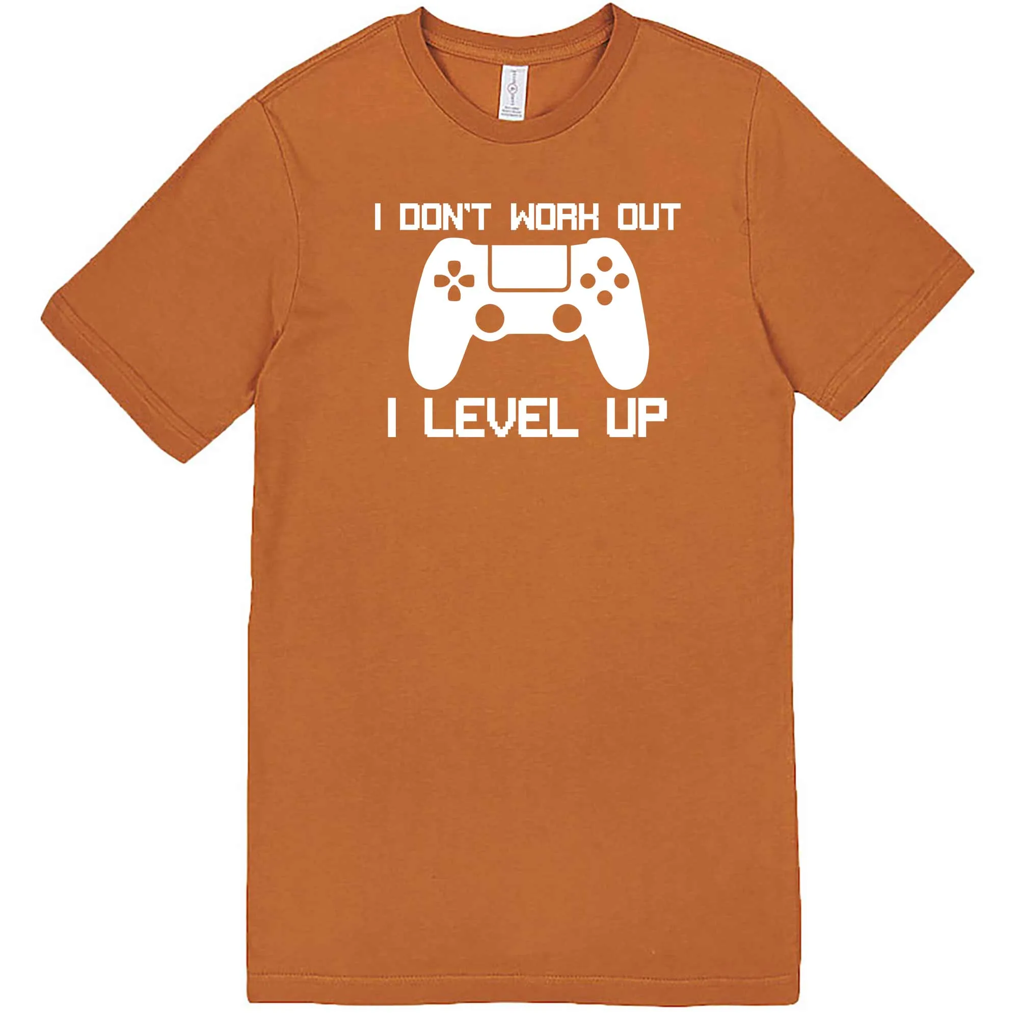 "I Don't Work Out, I Level Up - Video Games" men's t-shirt