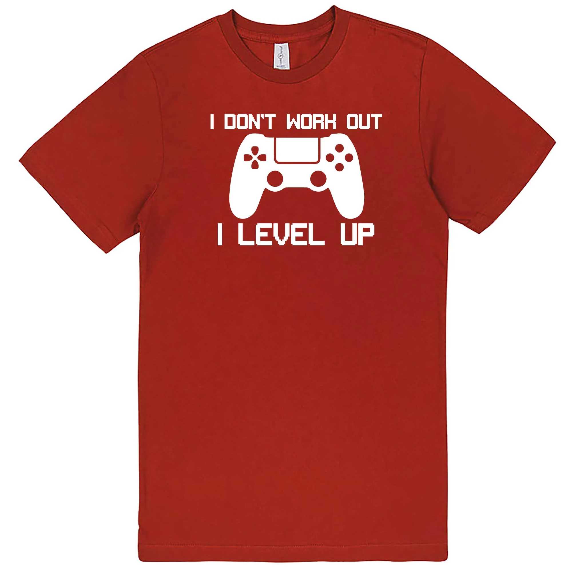 "I Don't Work Out, I Level Up - Video Games" men's t-shirt