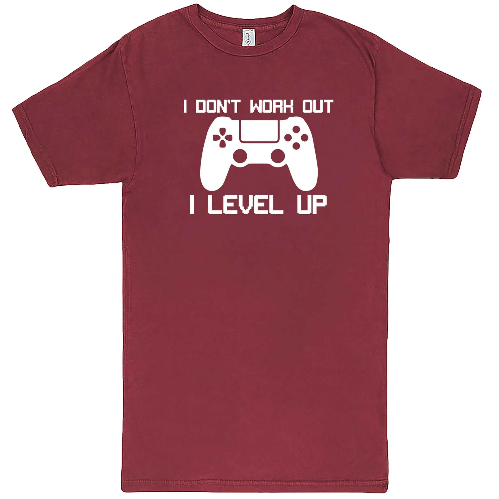 "I Don't Work Out, I Level Up - Video Games" men's t-shirt