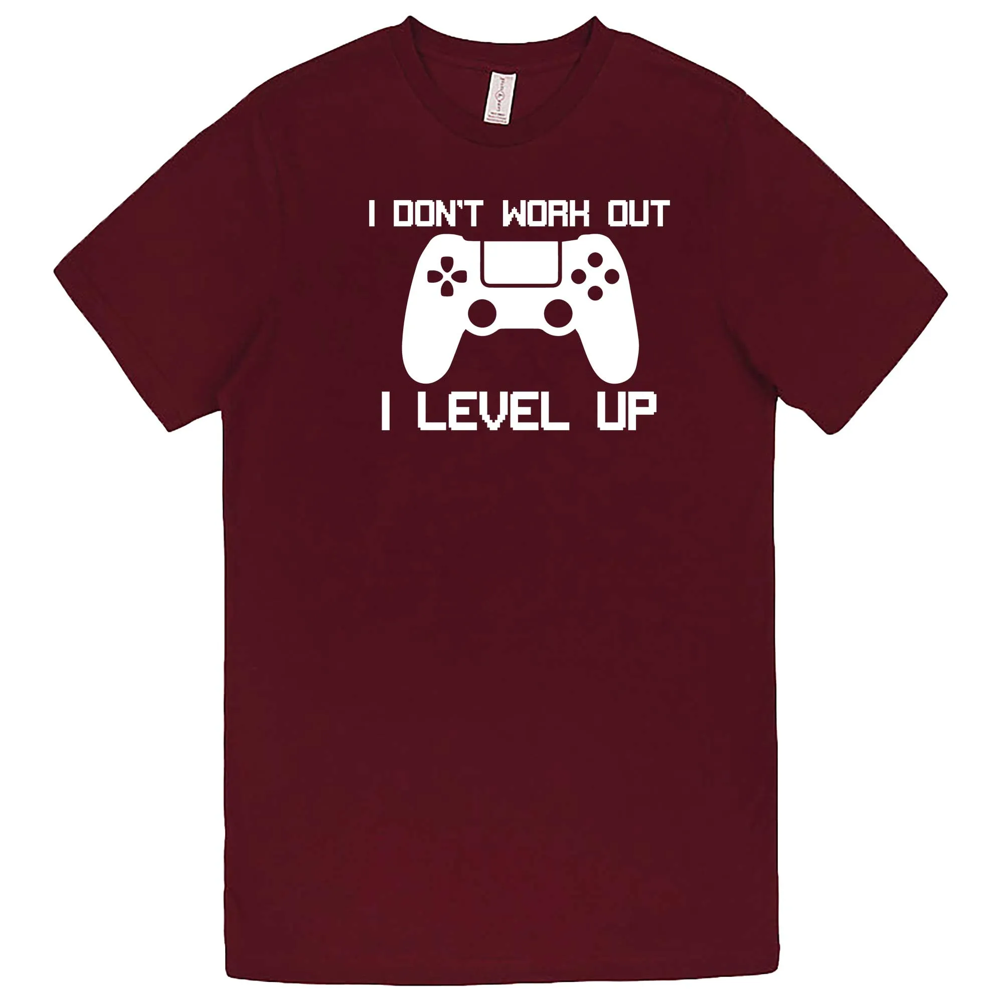 "I Don't Work Out, I Level Up - Video Games" men's t-shirt