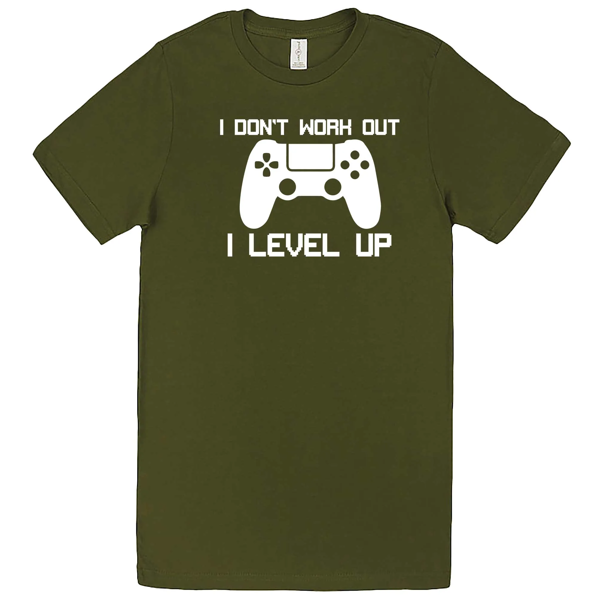 "I Don't Work Out, I Level Up - Video Games" men's t-shirt