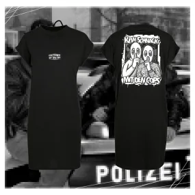 "Kein Schnack mit den Cops" T-Shirtkleid