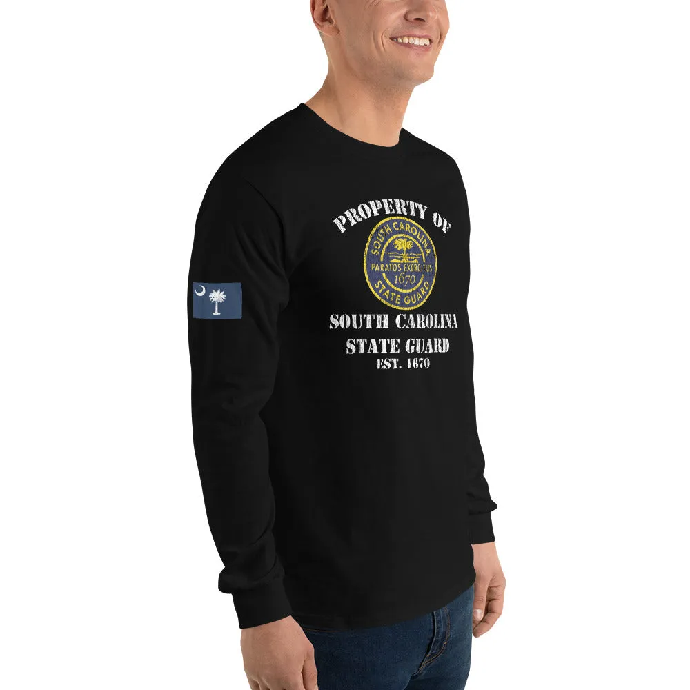 "Property of South Carolina State Guard" Long Sleeve T-Shirt