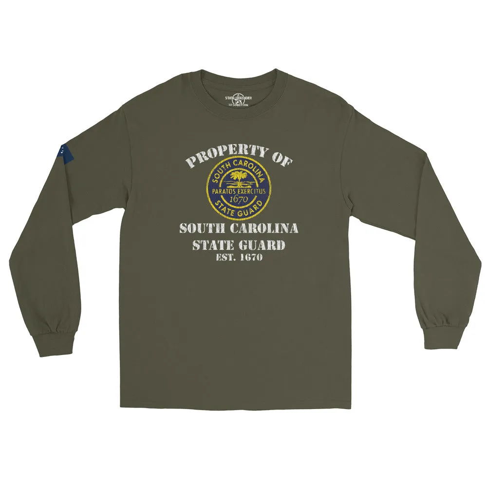 "Property of South Carolina State Guard" Long Sleeve T-Shirt