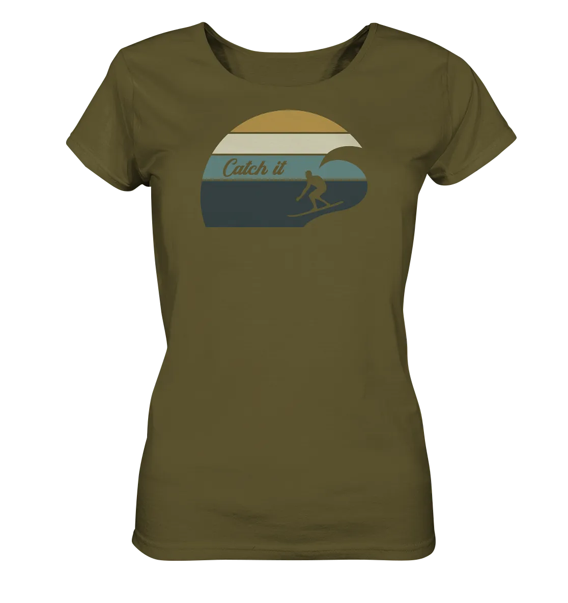 "Sunset Catch It" - Damen Premium Organic Shirt