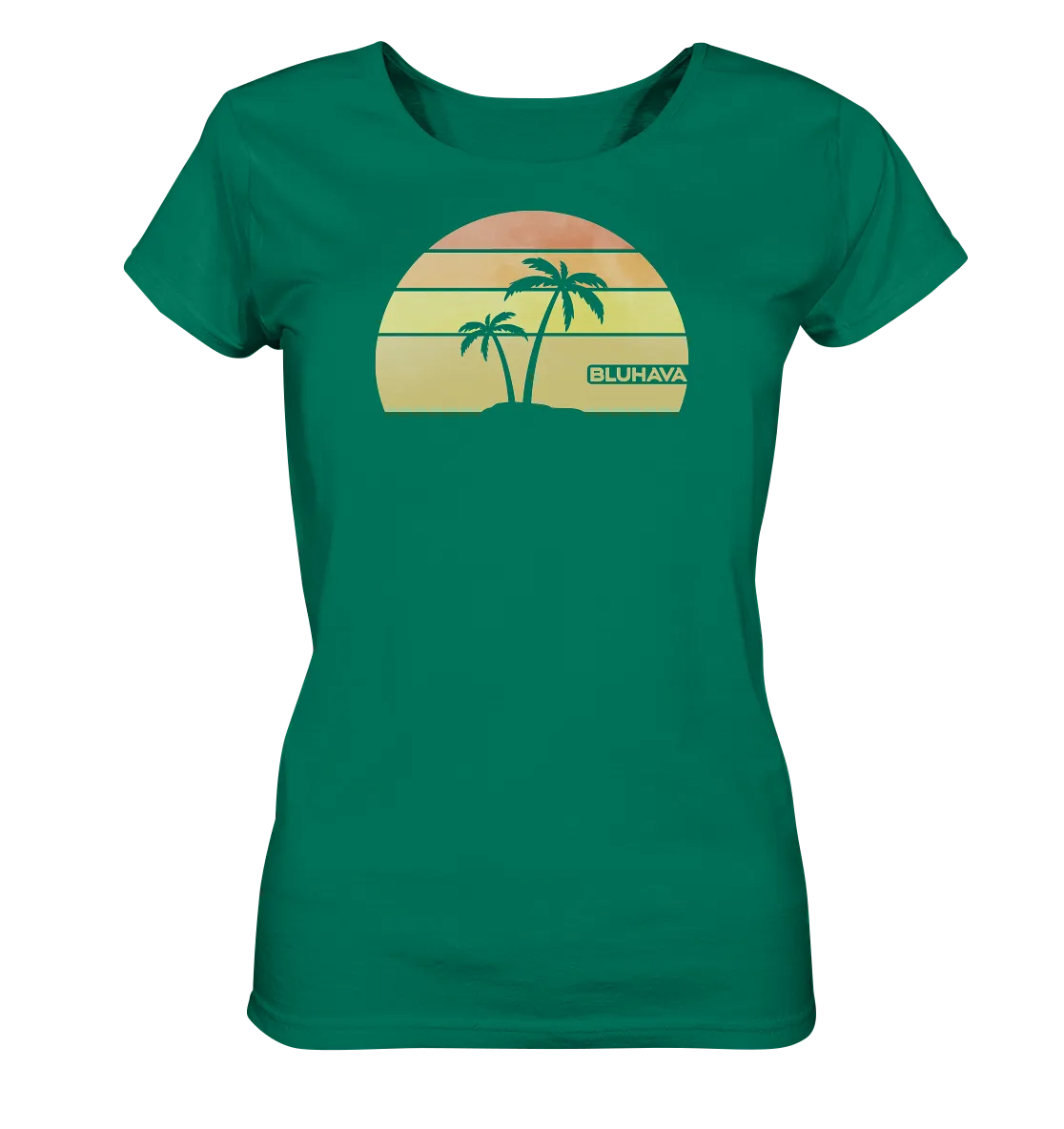 "Sunset Place" - Damen Premium Organic Shirt