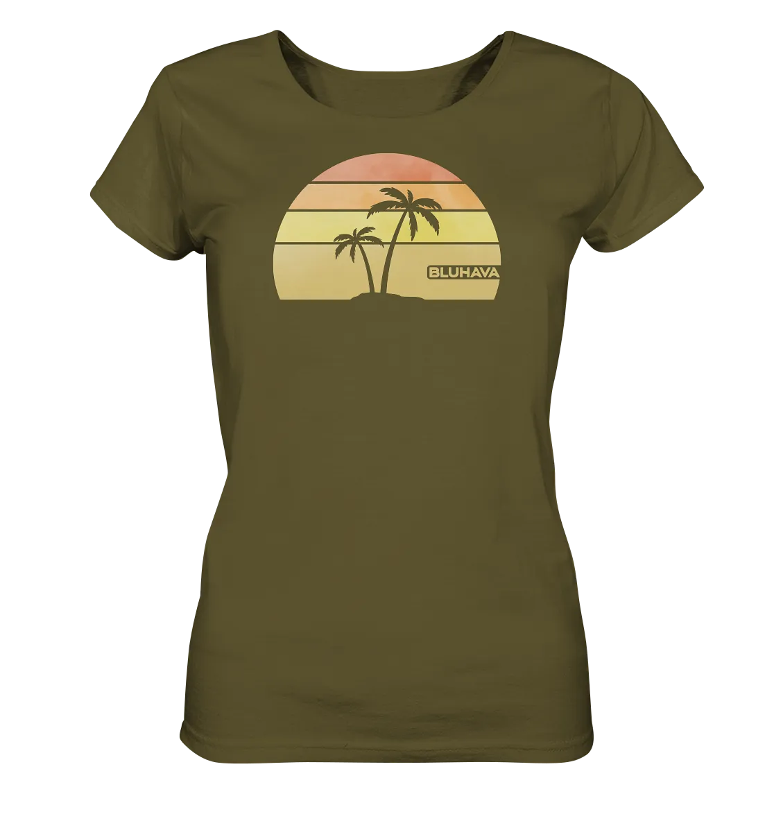 "Sunset Place" - Damen Premium Organic Shirt