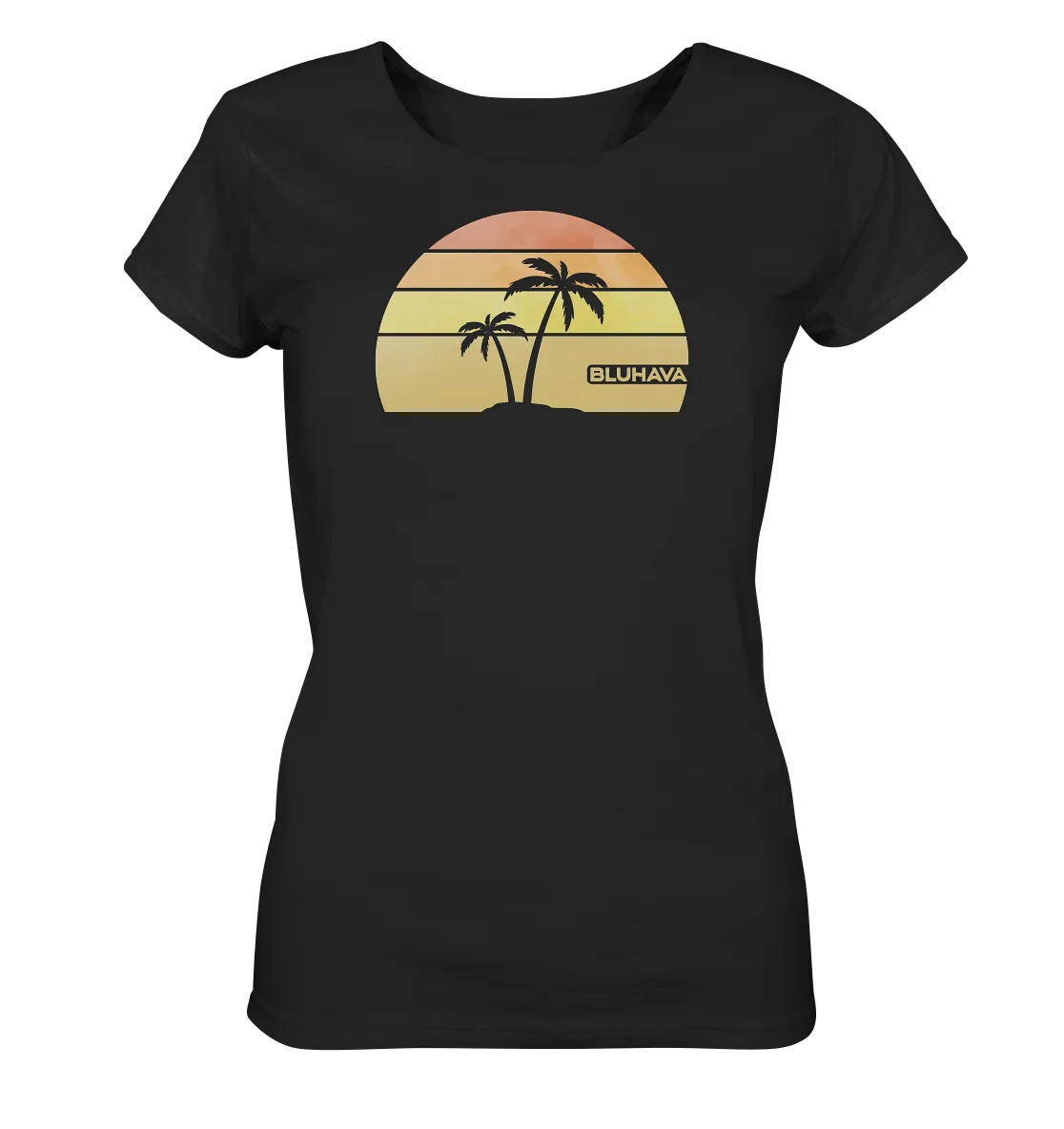 "Sunset Place" - Damen Premium Organic Shirt