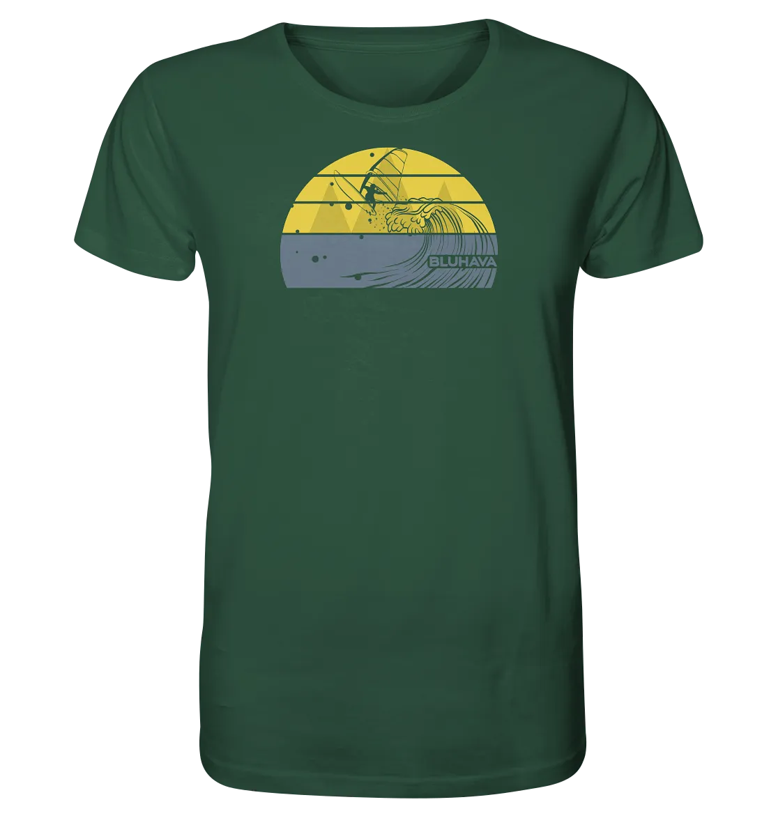 "Sunset Rapid Windsurf Fun" - Herren Premium Organic Shirt