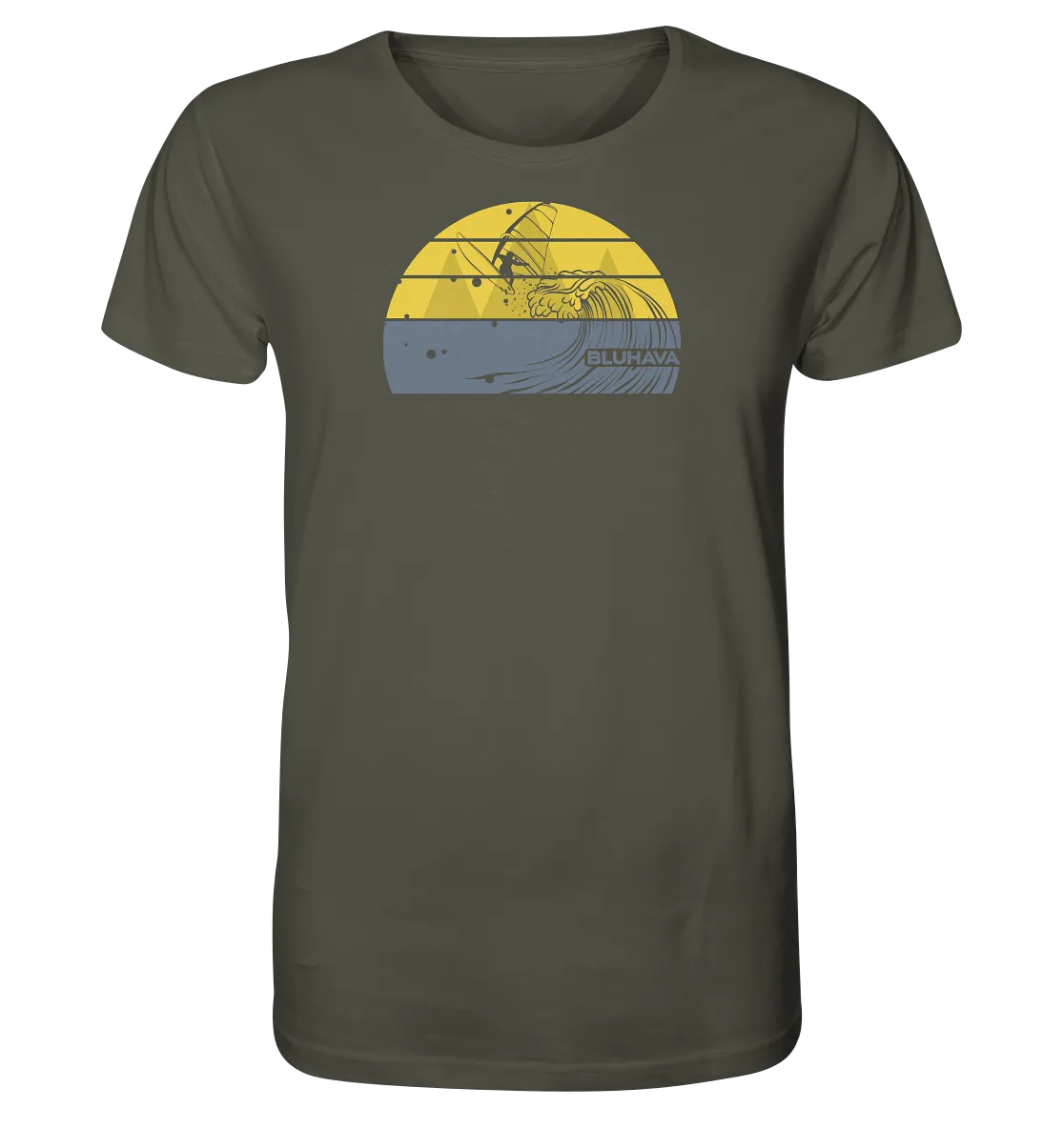 "Sunset Rapid Windsurf Fun" - Herren Premium Organic Shirt