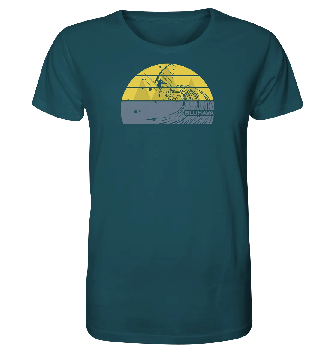 "Sunset Rapid Windsurf Fun" - Herren Premium Organic Shirt