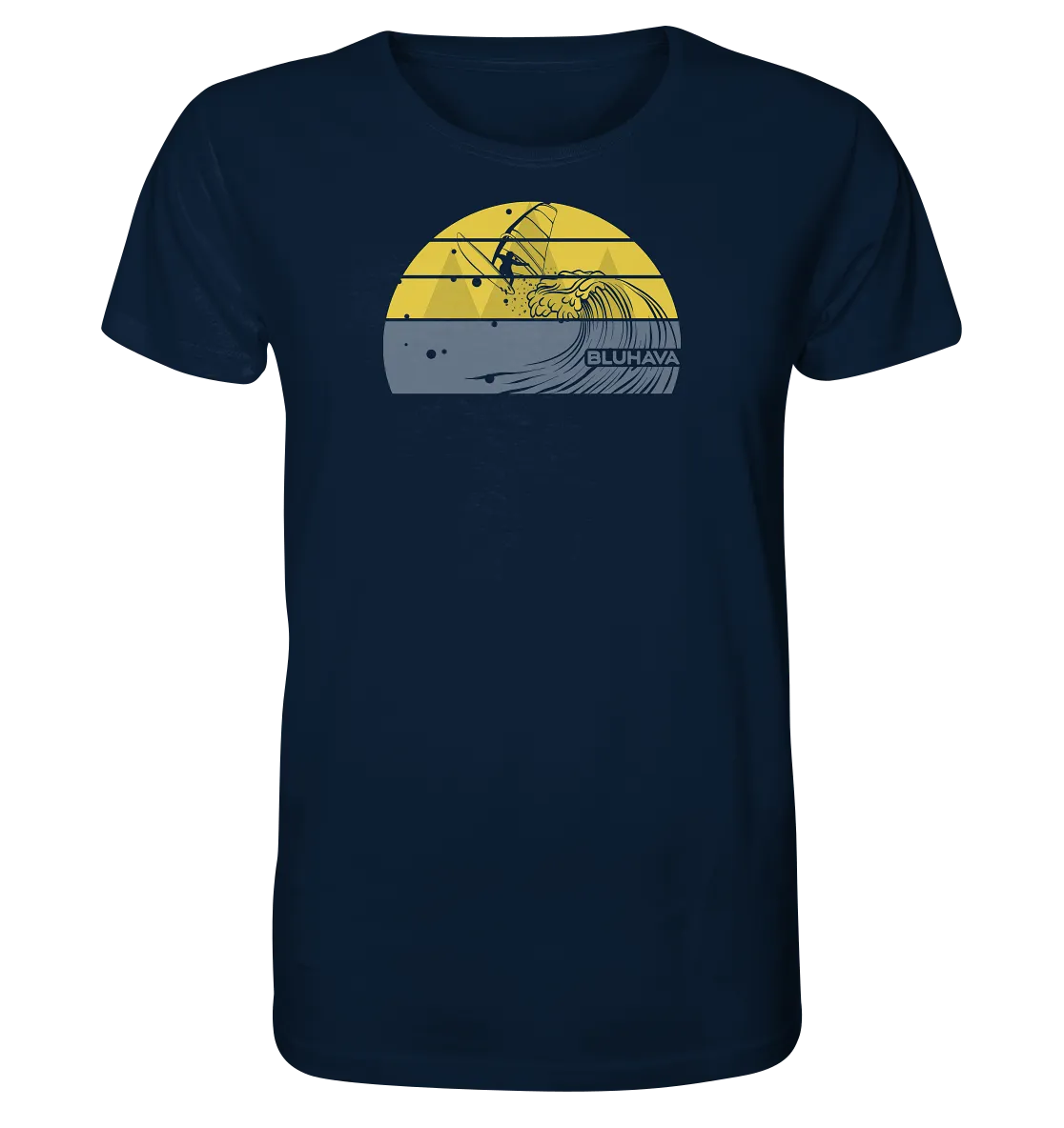 "Sunset Rapid Windsurf Fun" - Herren Premium Organic Shirt