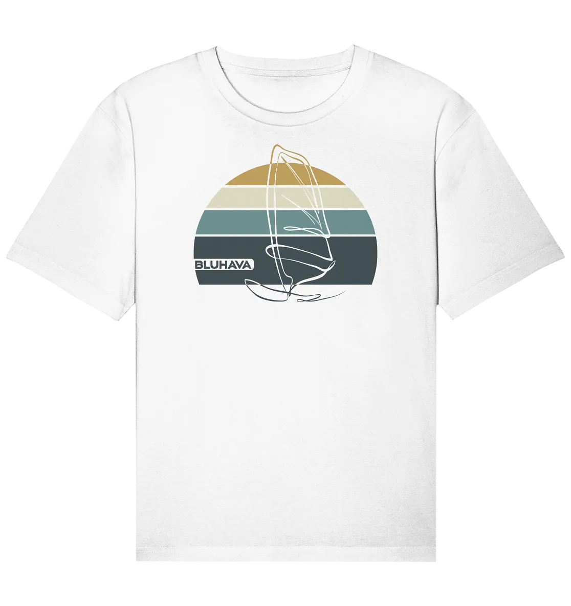 "Sunset WindsurflIiner" - Herren Premium Organic Relaxed Shirt