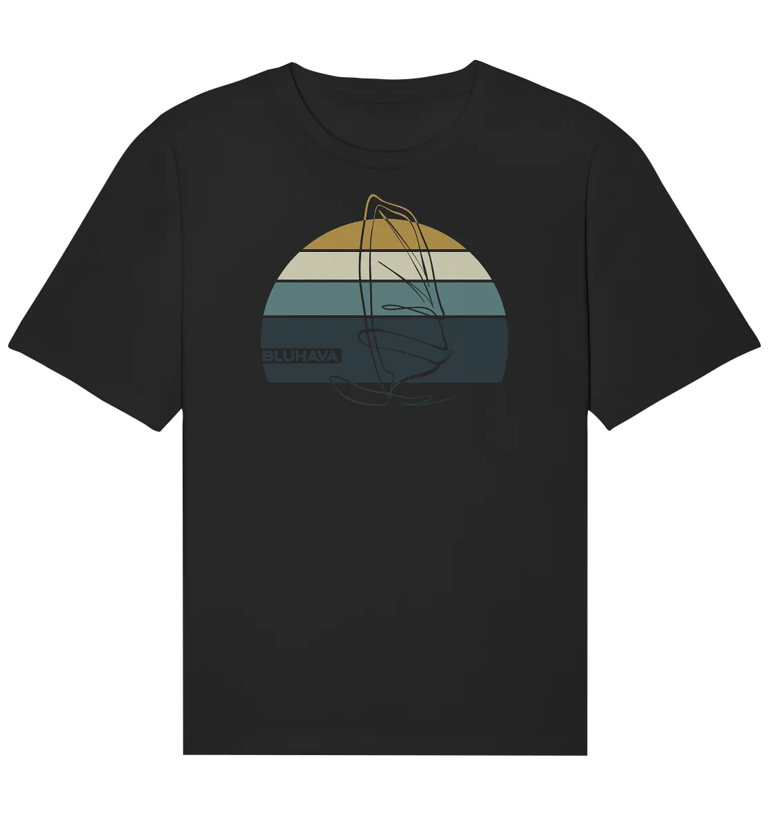 "Sunset WindsurflIiner" - Herren Premium Organic Relaxed Shirt