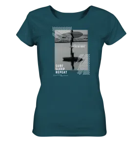 "Surf Sleep Repeat Beach" - Damen Premium Organic Shirt