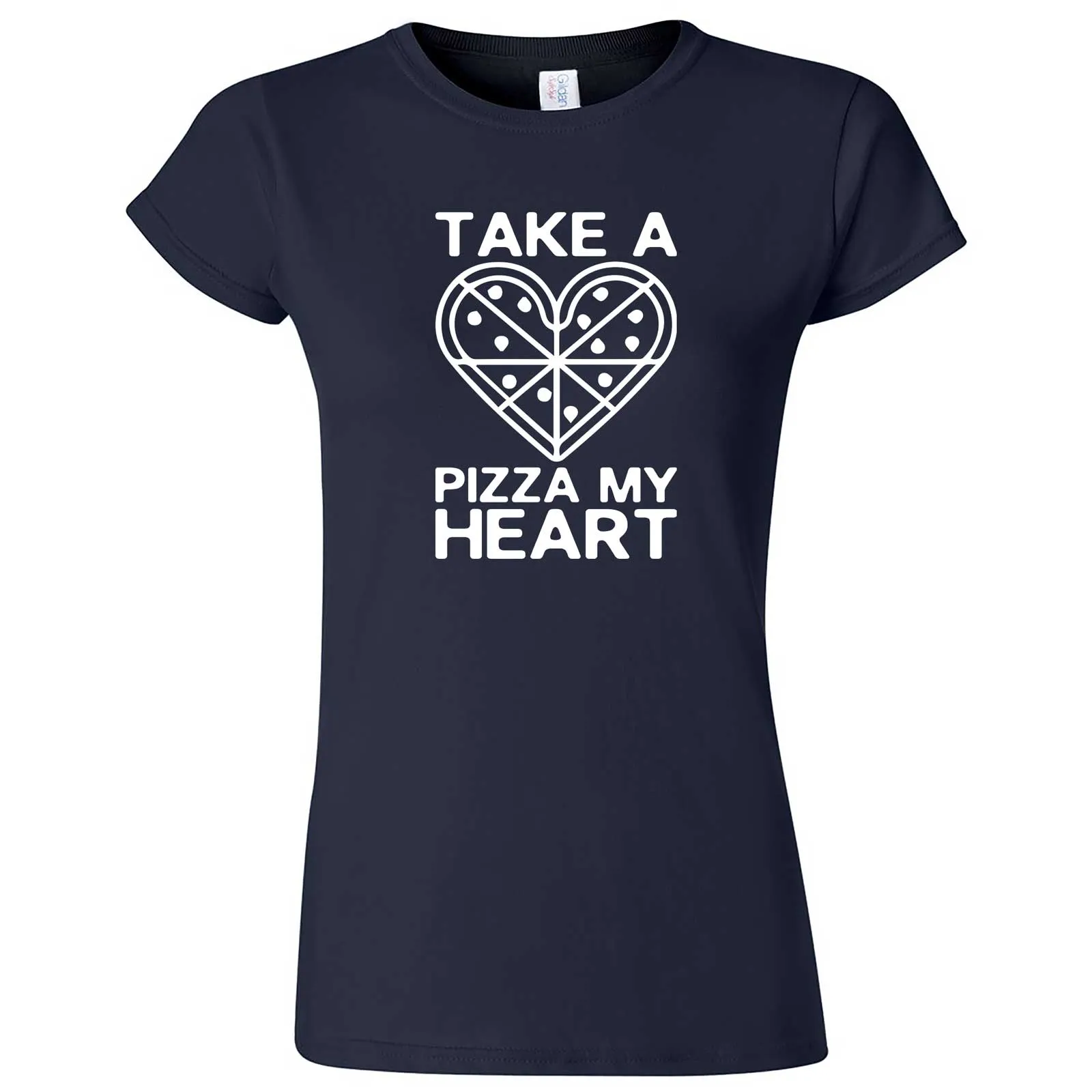 "Take a Pizza My Heart" women's t-shirt