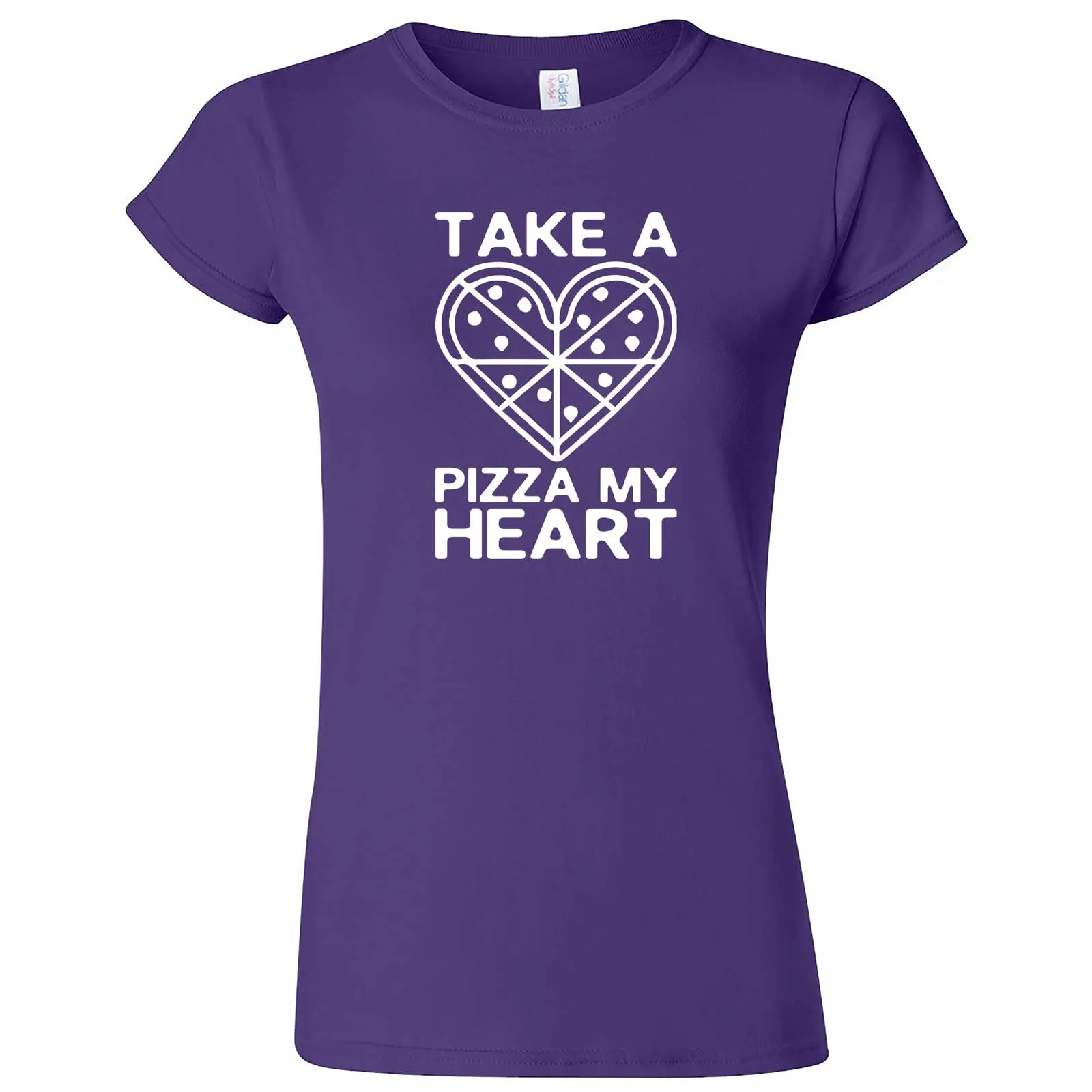 "Take a Pizza My Heart" women's t-shirt