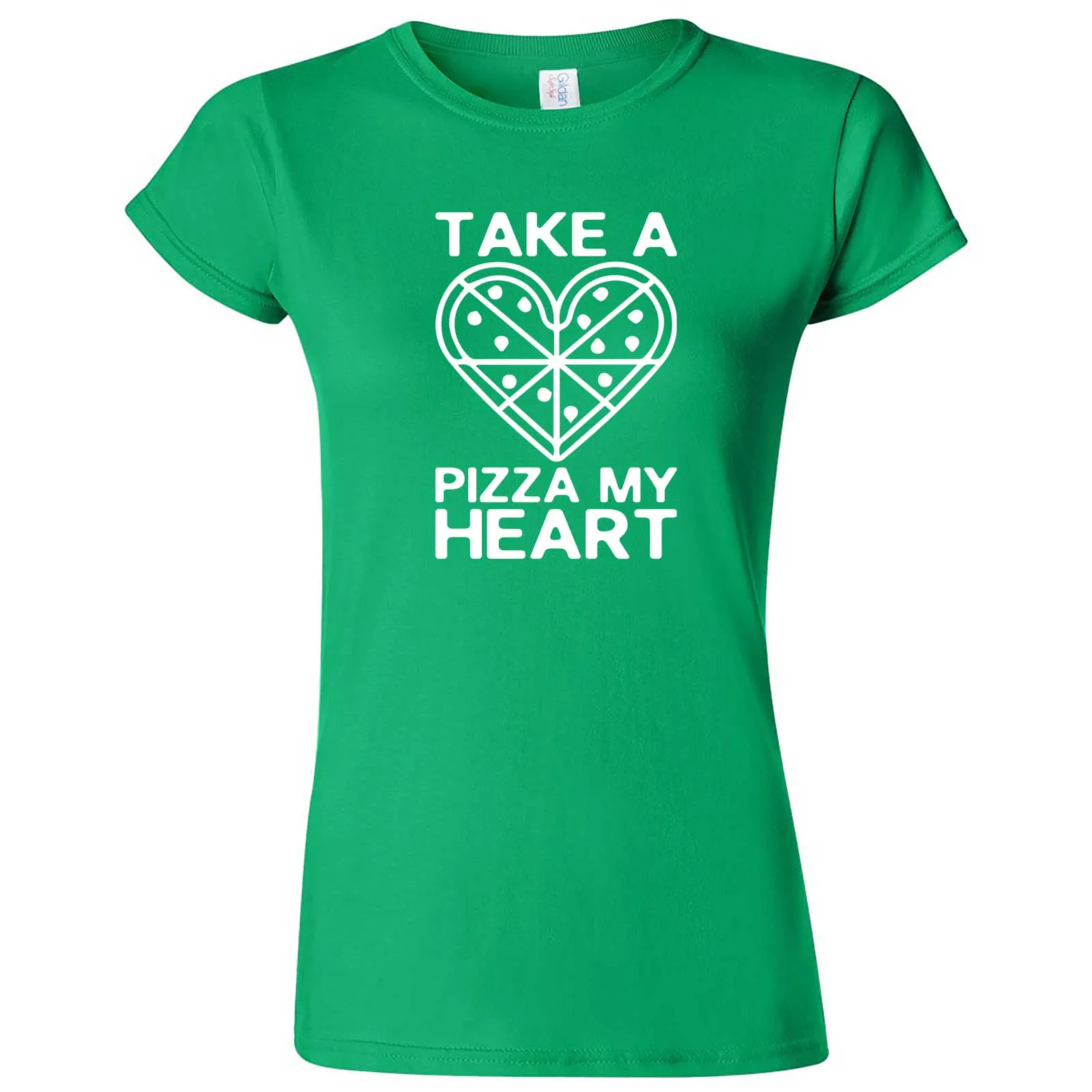 "Take a Pizza My Heart" women's t-shirt