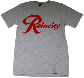 Raincity (Men's T-Shirt) Concrete/Red