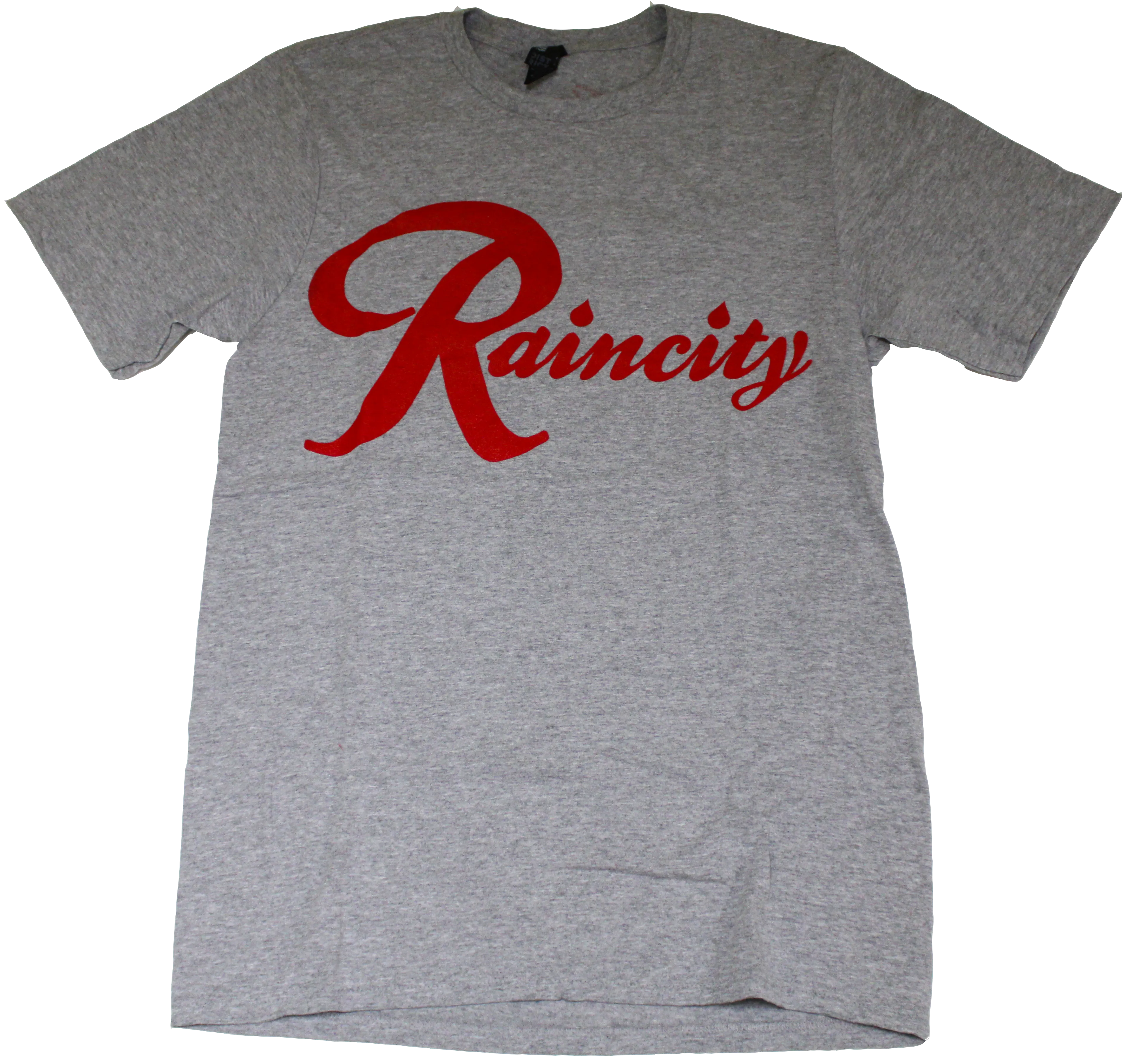 Raincity (Men's T-Shirt) Concrete/Red