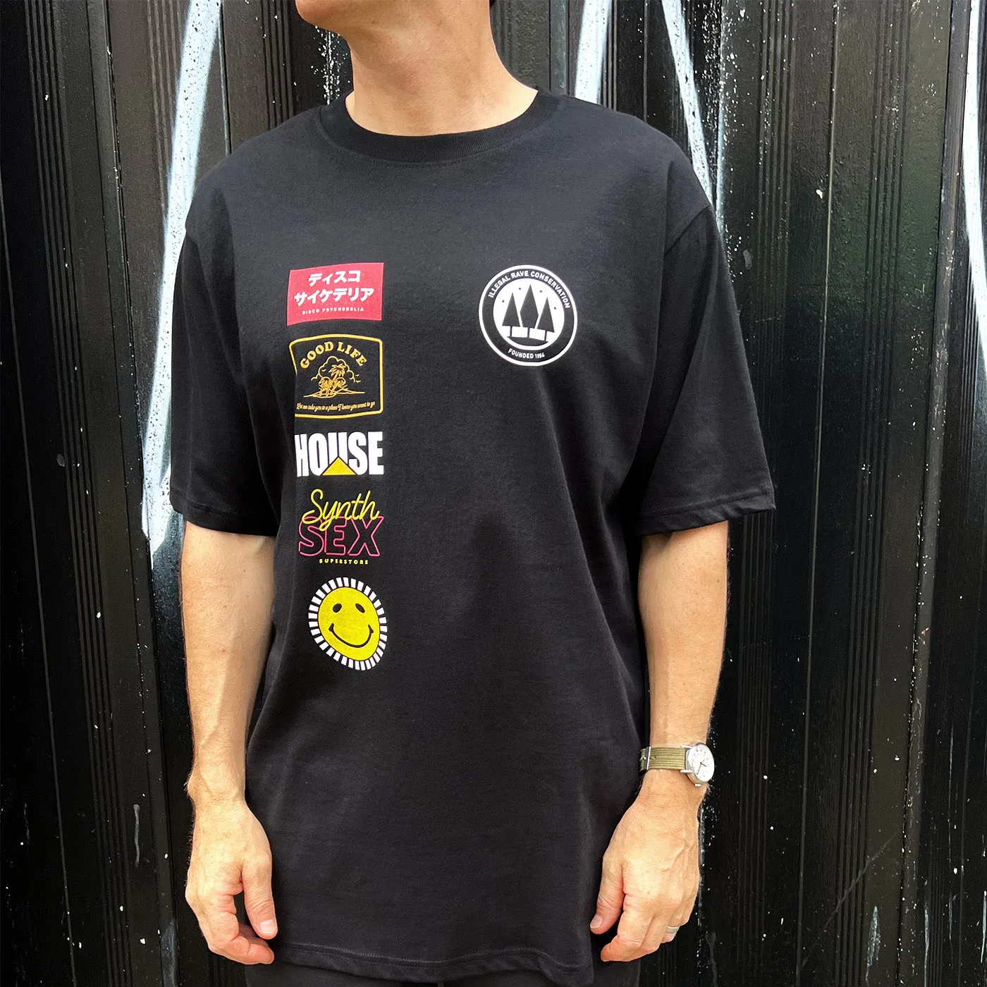 Rave Racer - Tshirt - Black