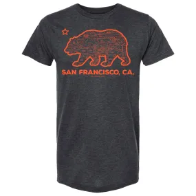 San Francisco Bear Map T-Shirt