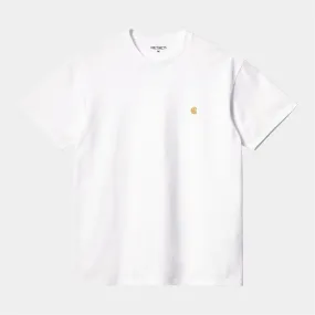 S/S Chase T-Shirt - White / Gold