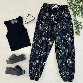 Starry Night Joggers - Black