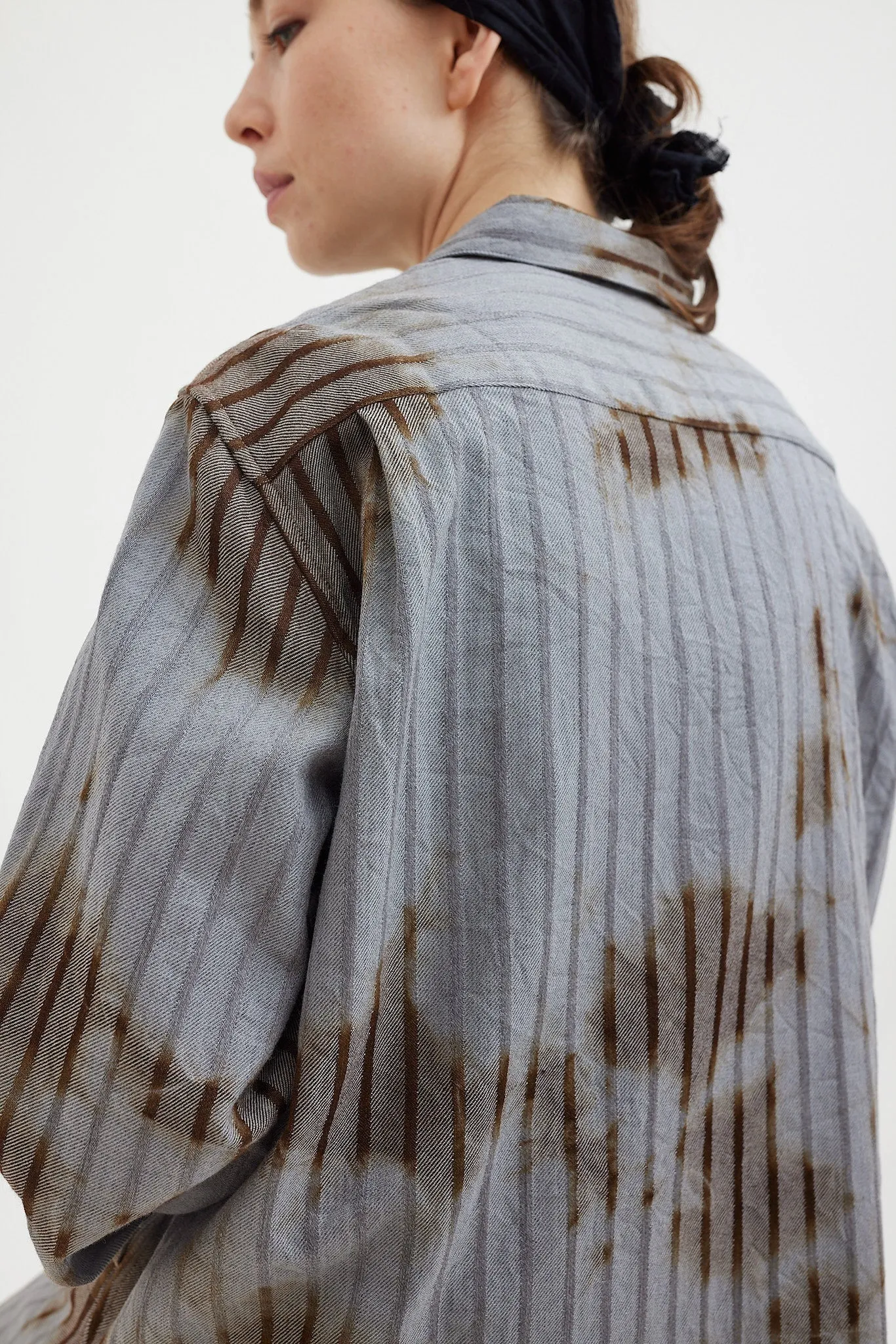 Suzusan - Shibori Dobby Stripe Shirt