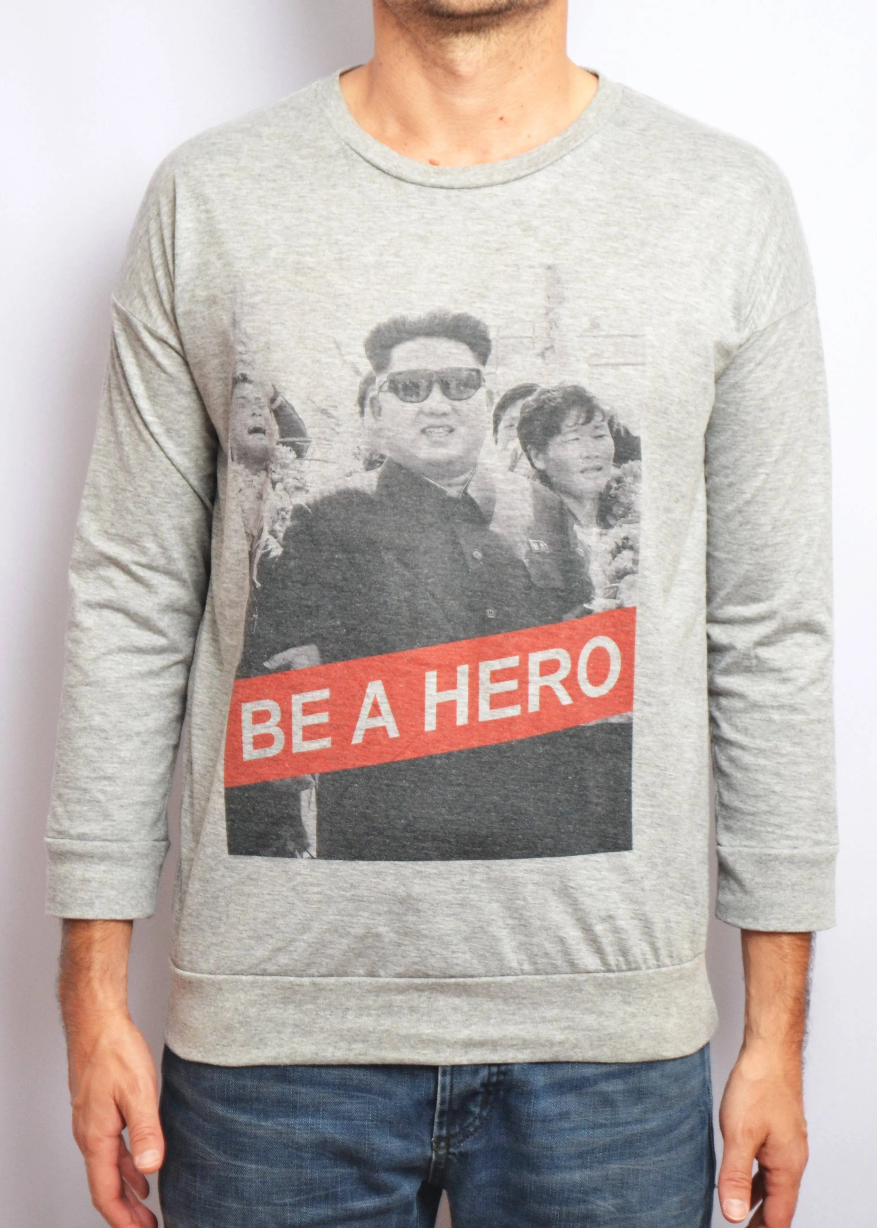 T-shirt be a hero manches mi-longues