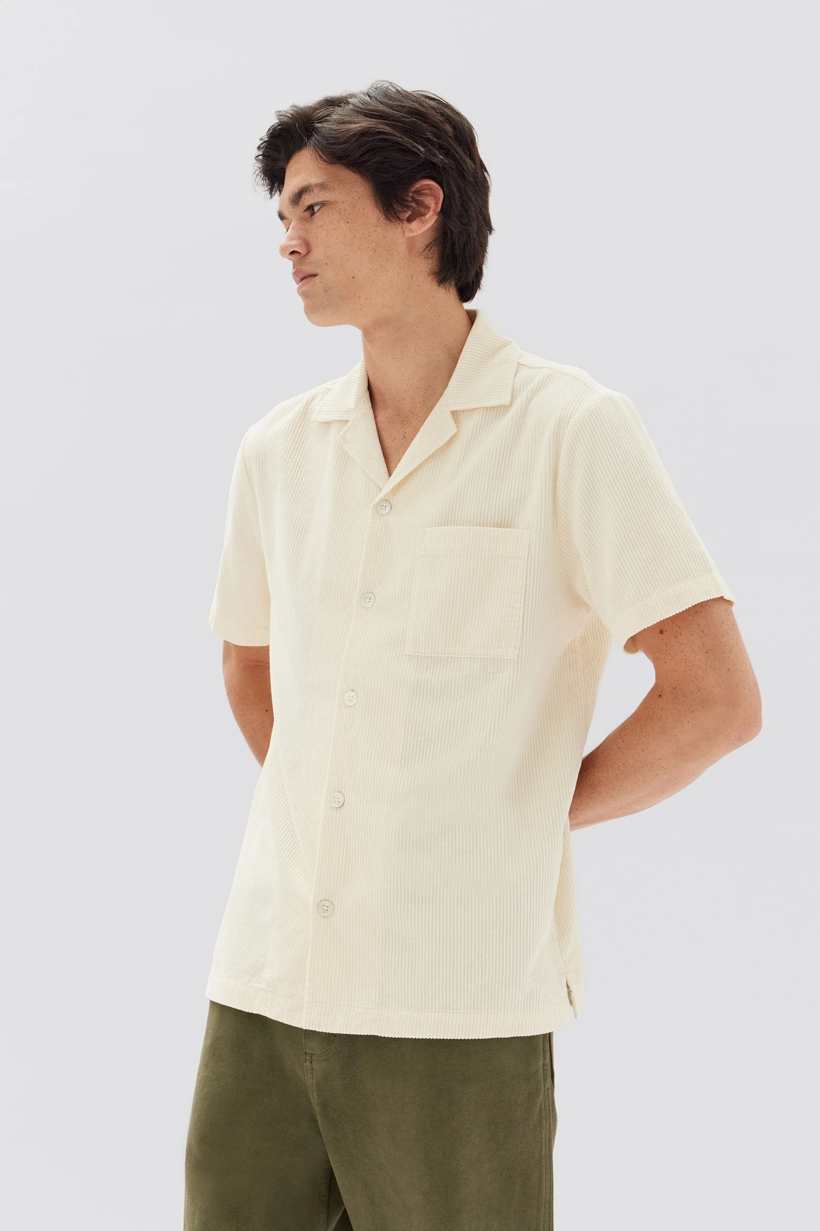 Wick Corduroy Short Sleeve Shirt