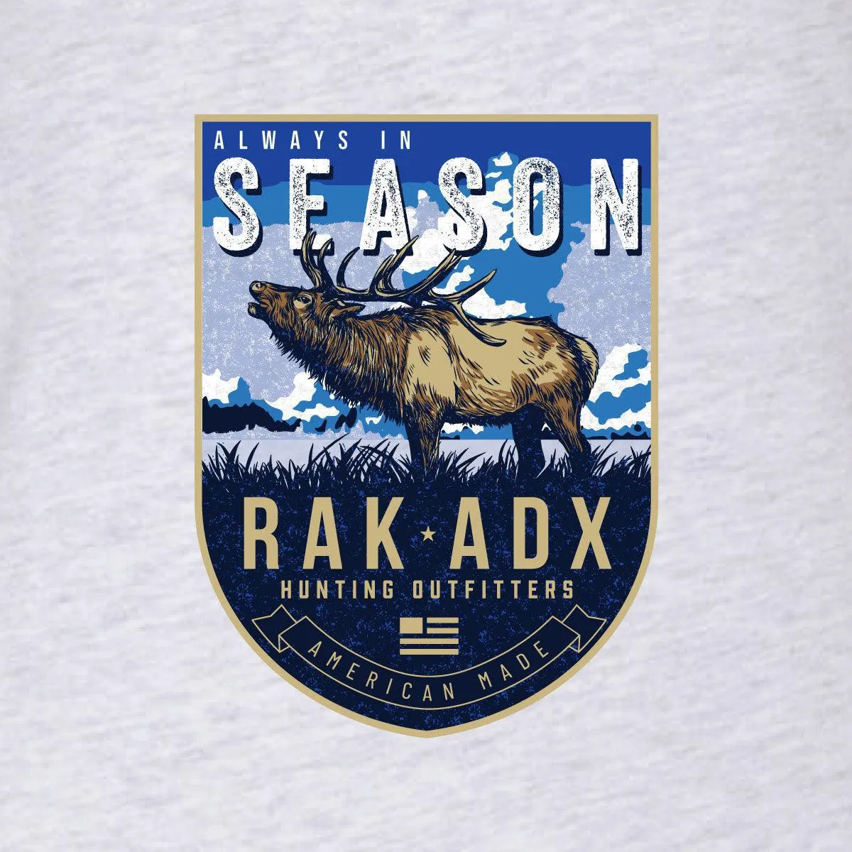 Womens Always In Season Elk Tee