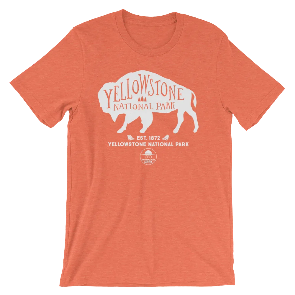 Yellowstone National Park Geek T-Shirt - Various Colors