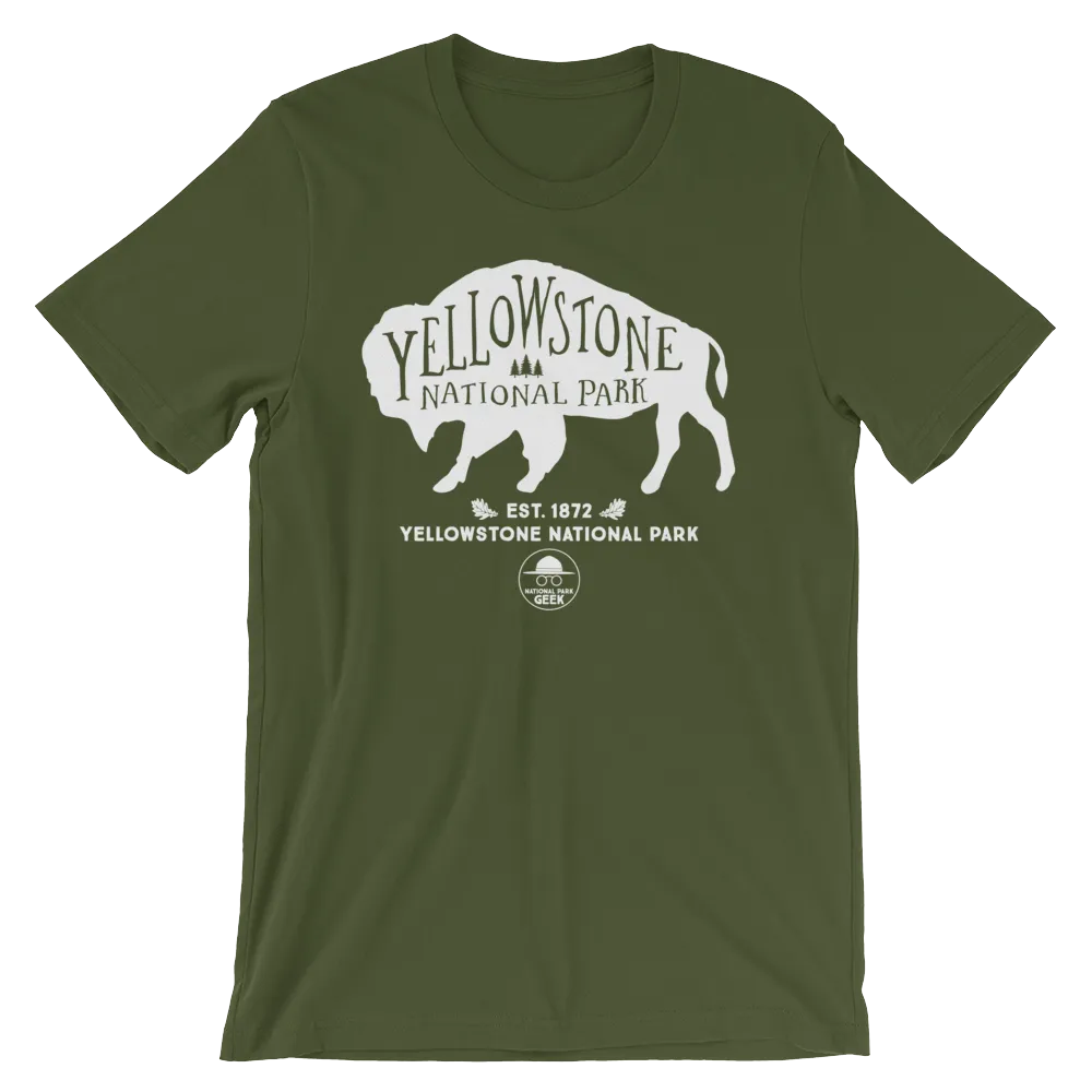 Yellowstone National Park Geek T-Shirt - Various Colors