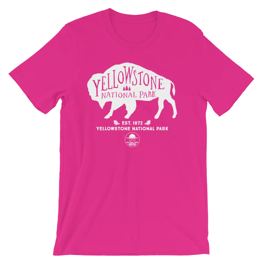 Yellowstone National Park Geek T-Shirt - Various Colors